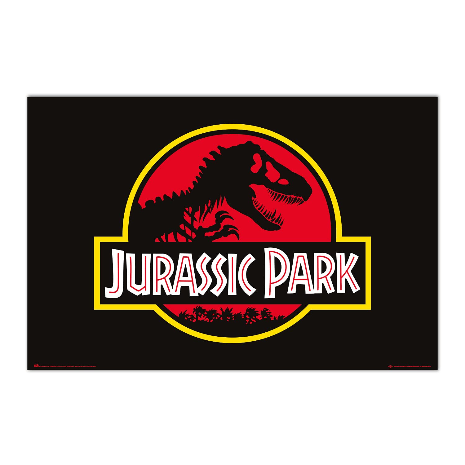 Grupo Erik Jurassic Park Poster - 36 x 24 inches / 91.5 x 61 cm - Shipped Rolled Up - Cool Posters - Art Poster - Posters & Prints - Wall Posters