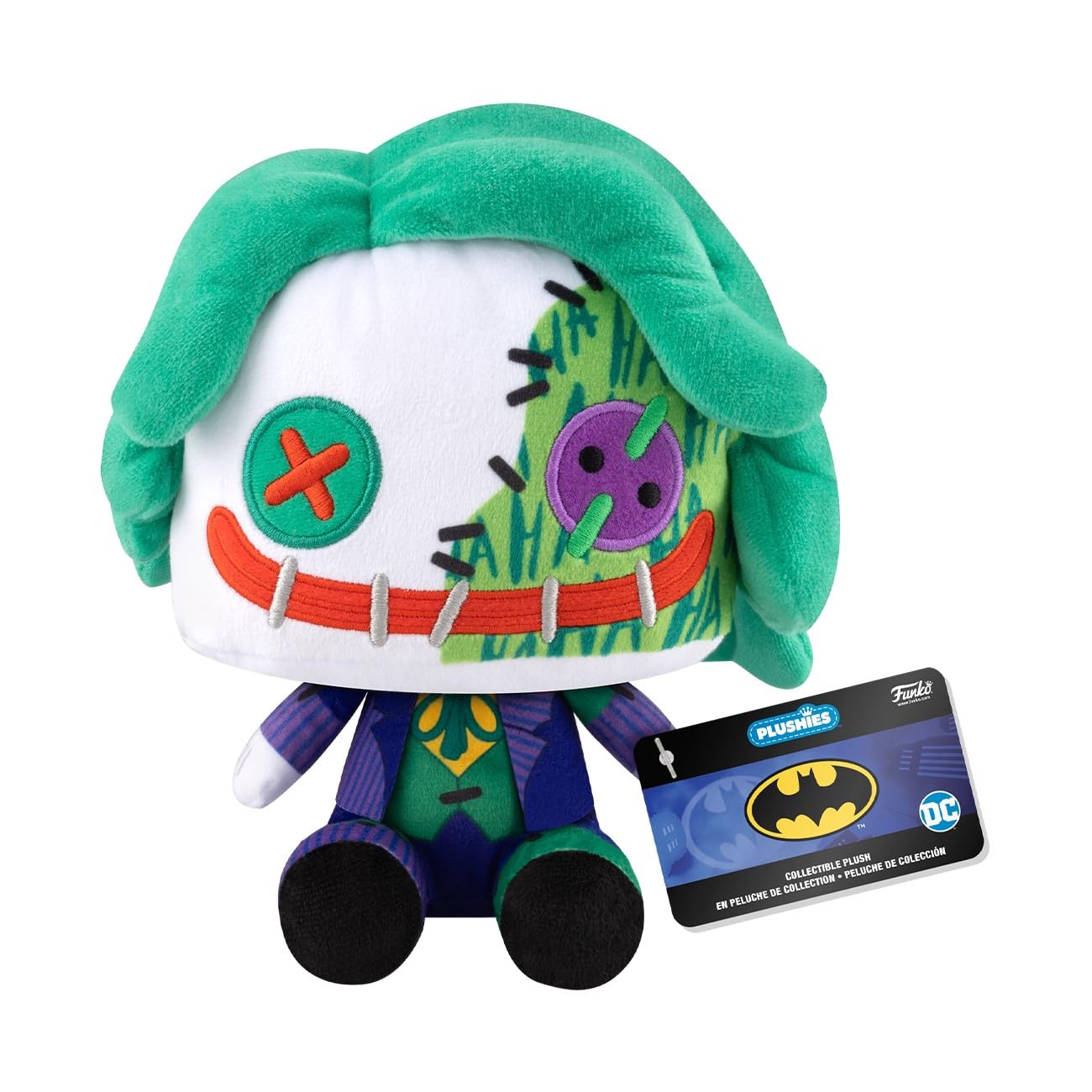 Funko Pop! Plush: Patchwork - the Joker - () - DC Comics - Collectable Soft Toy - Birthday Gift Idea - Official Merchandise - Stuffed Plushie for Kids and Adults - Ideal for Comic Books Fans