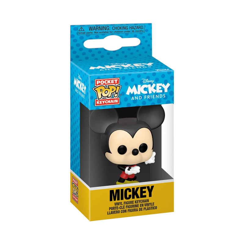 Funko Pop! Keychain: Disney Classics - Mickey Mouse Novelty Keyring - Collectable Mini Figure - Stocking Filler - Gift Idea - Official Merchandise - Movies Fans - Backpack Decor