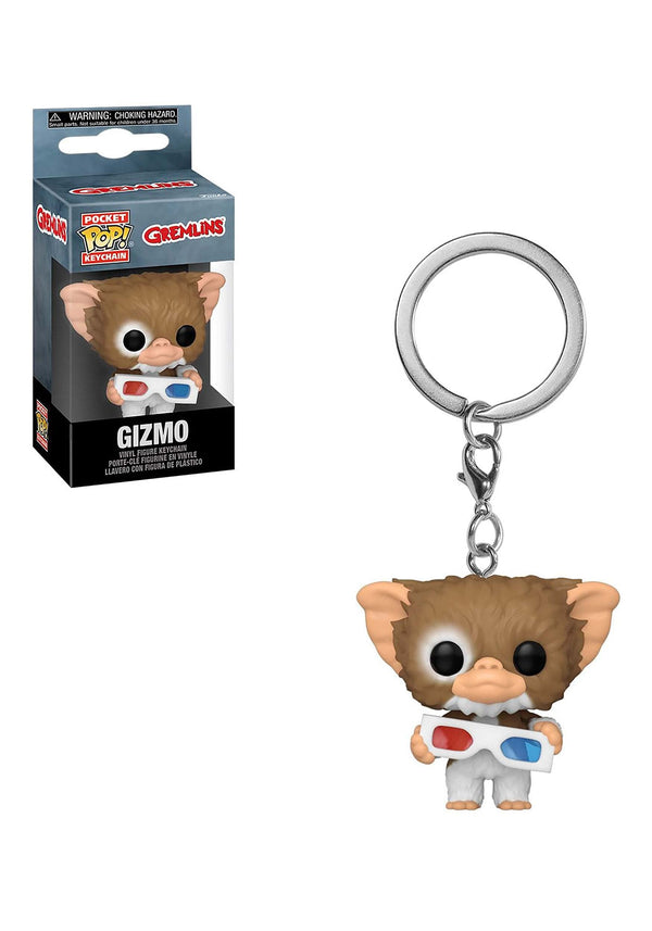 Funko Pop! Keychain: Gremlins-Gizmo With 3D Glasses Horror S8 Novelty Keyring - Collectable Mini Figure - Stocking Filler - Gift Idea - Official Merchandise - Movies Fans - Backpack Decor