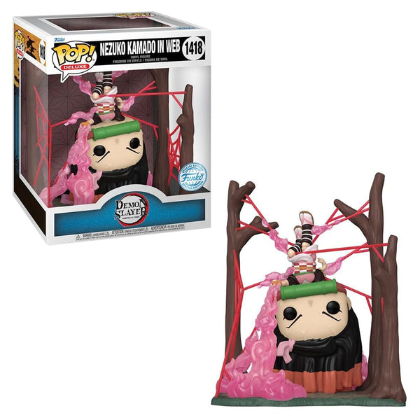 Funko Pop! Deluxe: Demon Slayer - Nezuko Kamado in Web *Glow in The Dark* (BoxLunch Exclusive)