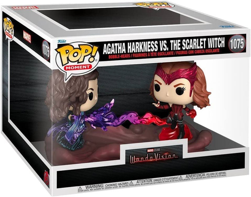 Funko Pop! Moment: Marvel - Wanda Maximoff VS Agatha - WandaVision - Collectable Vinyl Figure - Gift Idea - Official Merchandise - Toys for Kids & Adults - TV Fans - Model Figure for Collectors