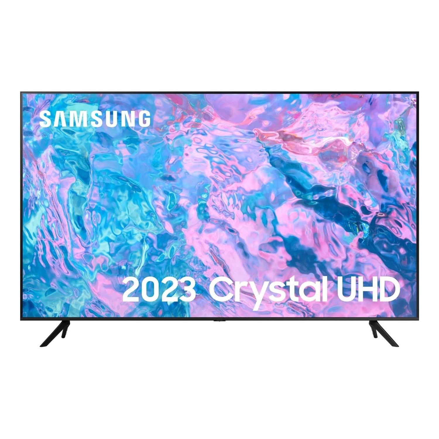 Samsung 70 Inch CU7100 UHD HDR Smart TV (2023) - 4K Crystal Processor, Adaptive Sound Audio, PurColour, Built In Gaming TV Hub, Smart TV Streaming & Video Call Apps And Image Contrast Enhancer