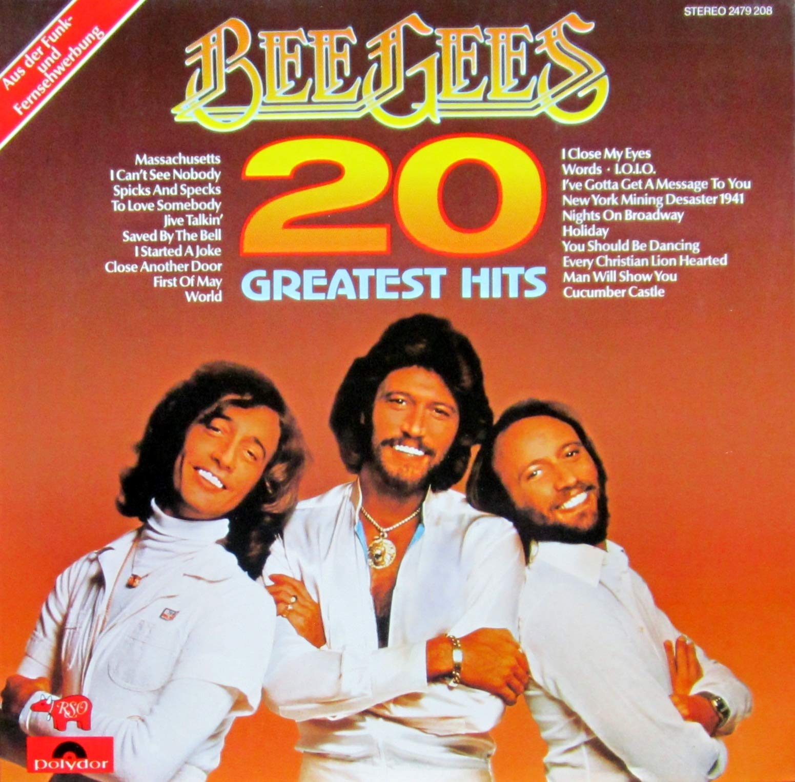 Bee Gees - 20 Greatest Hits - RSO - 2479 208