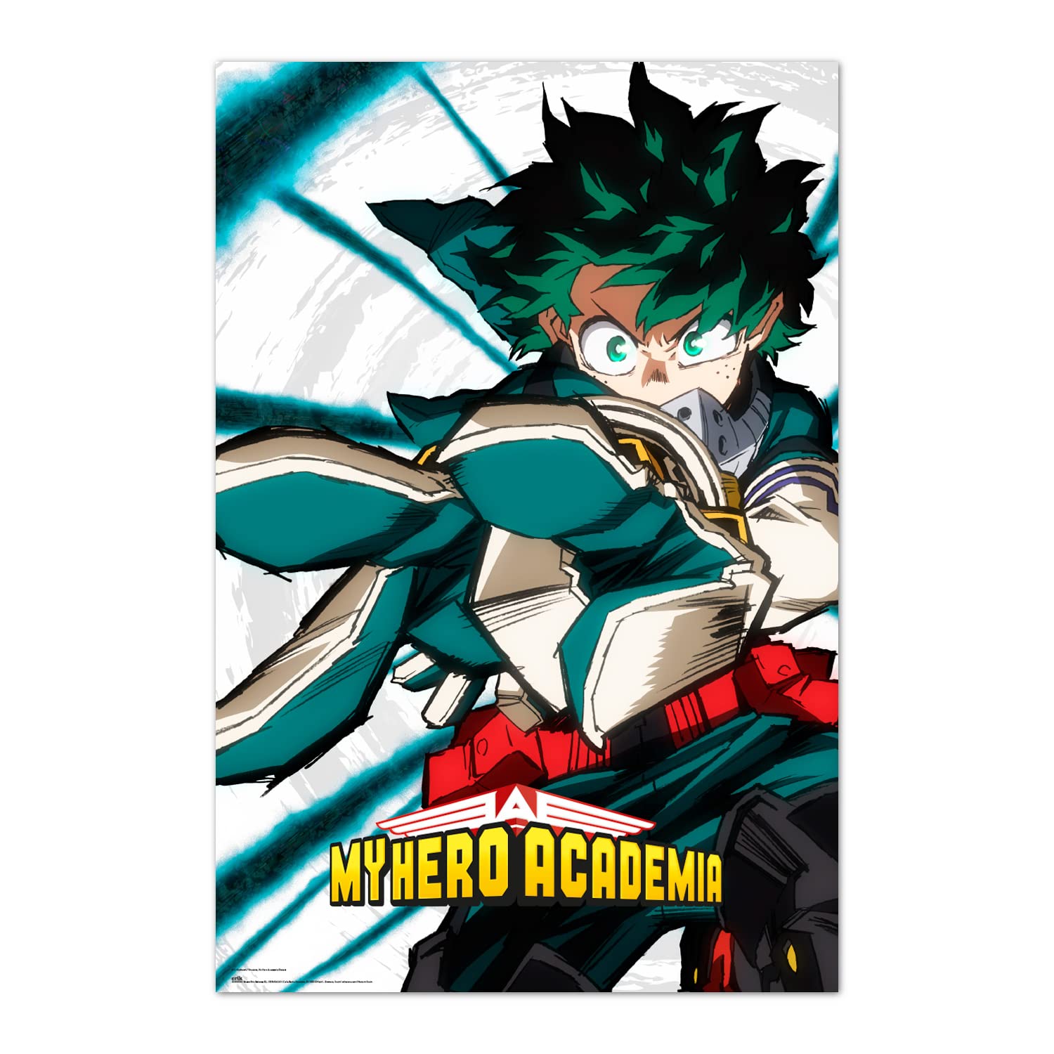 Grupo Erik My Hero Academia Izuku Midoriya Poster - 36 x 24 inches / 91.5 x 61 cm - Shipped Rolled Up - Cool Posters - Art Poster - Posters & Prints - Wall Posters