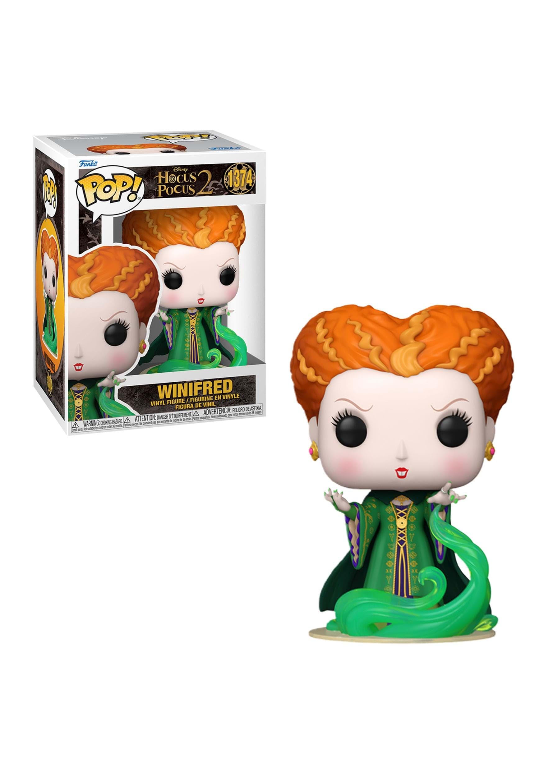 Funko POP! Disney: Disney Hocus Pocus 2- Winifred Sanderson - (Smoke) - Collectable Vinyl Figure - Gift Idea - Official Merchandise - Toys for Kids & Adults - Movies Fans