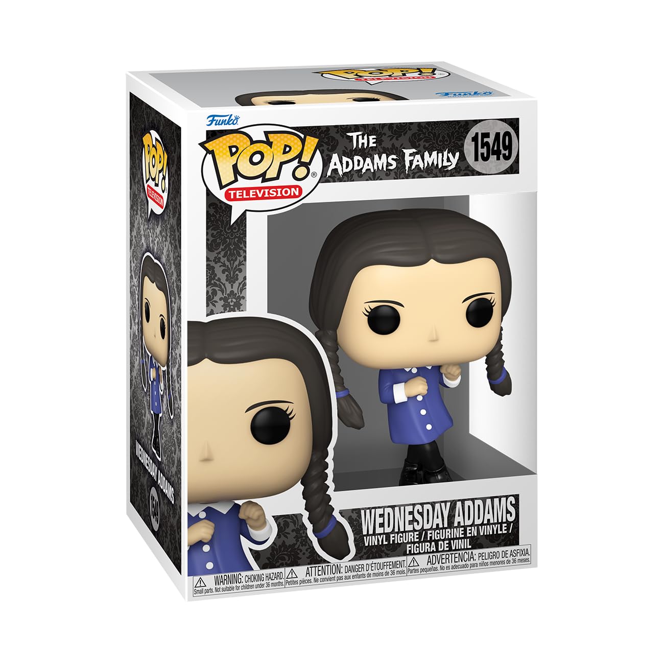 Funko Pop! TV: AFC - Wednesday Addams - Addams Family Classic TV - Collectable Vinyl Figure - Gift Idea - Official Merchandise - Toys for Kids & Adults - TV Fans - Model Figure for Collectors