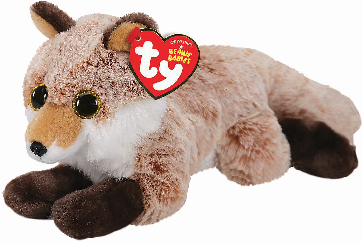 TY 50052 Beanie Babies Fredrick Fox, Multicoloured