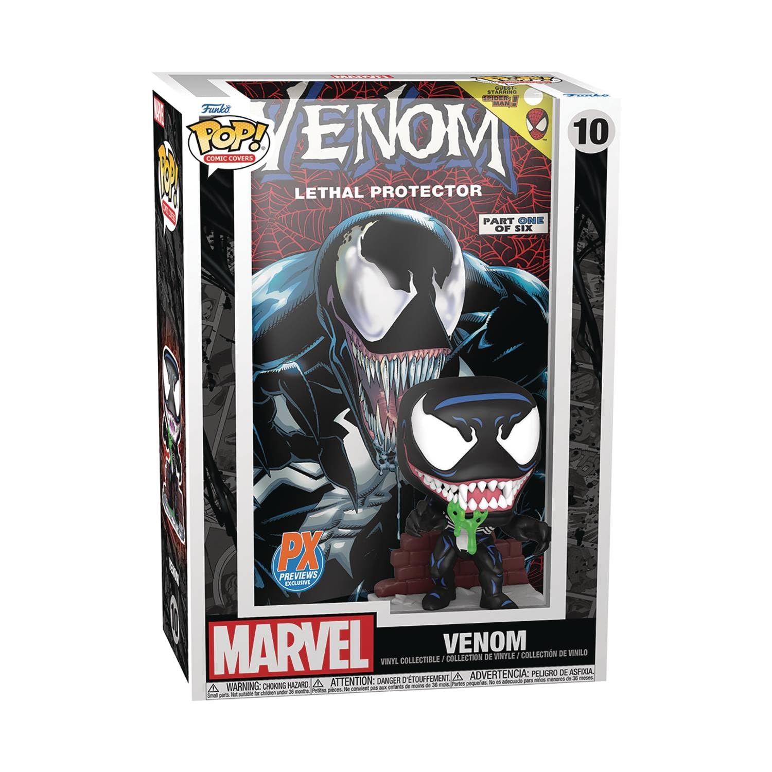 Pop! Comic Cover: Marvel Venom Lethal Protector Previews Exclusive Vinyl Figure