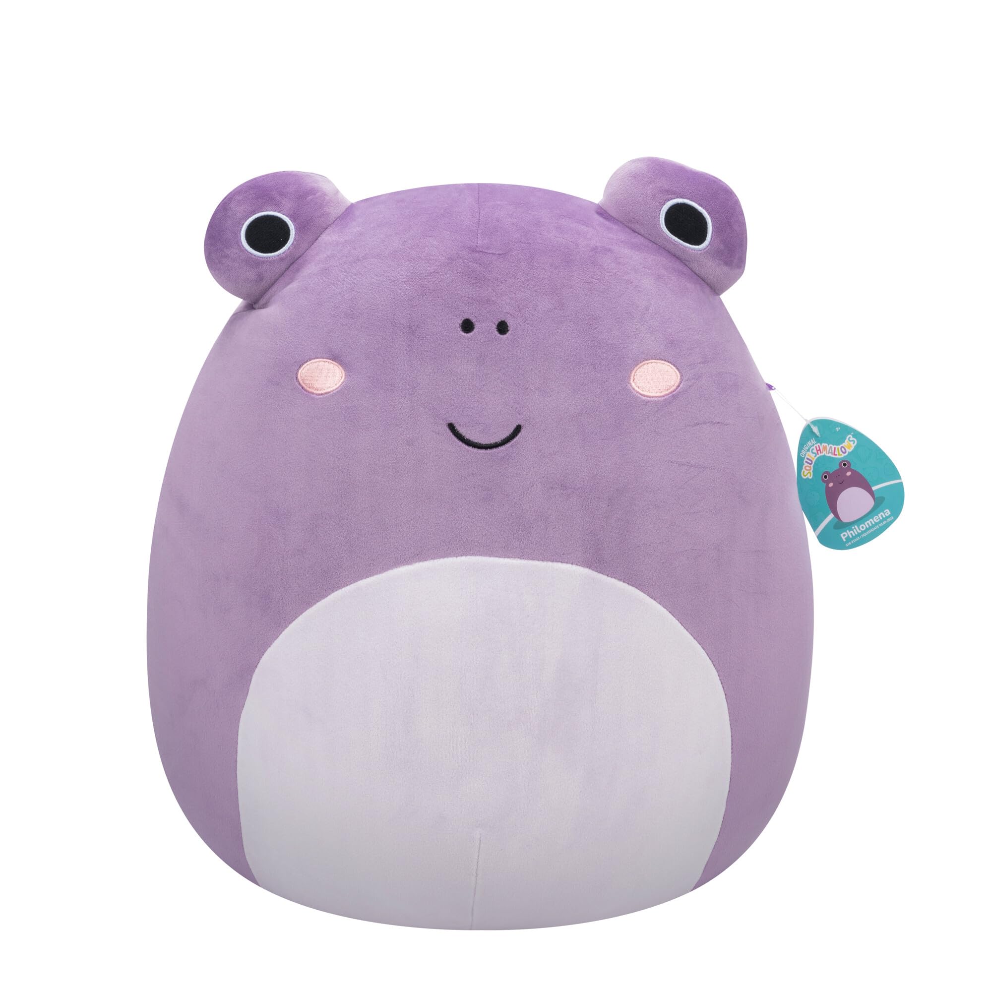 Squishmallows SQCR05471 16-Inch-Philomena Toad with Purple Belly, Multicolour