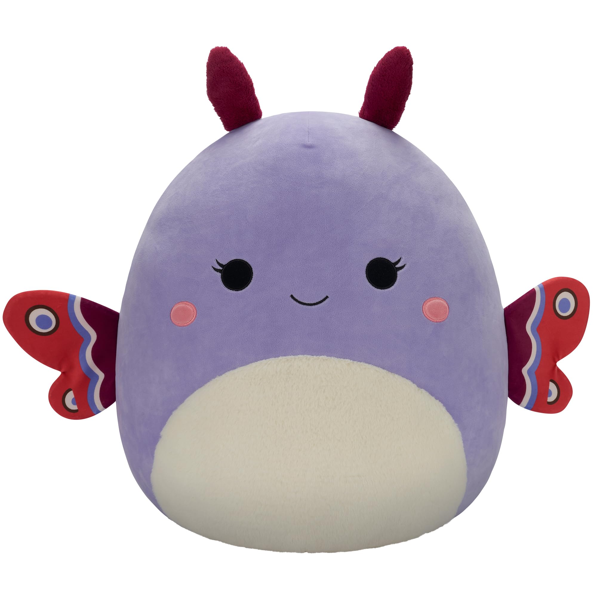 Squishmallows SQCR05497 20-Inch-Sandrine The Lavender Moth, Multicolour