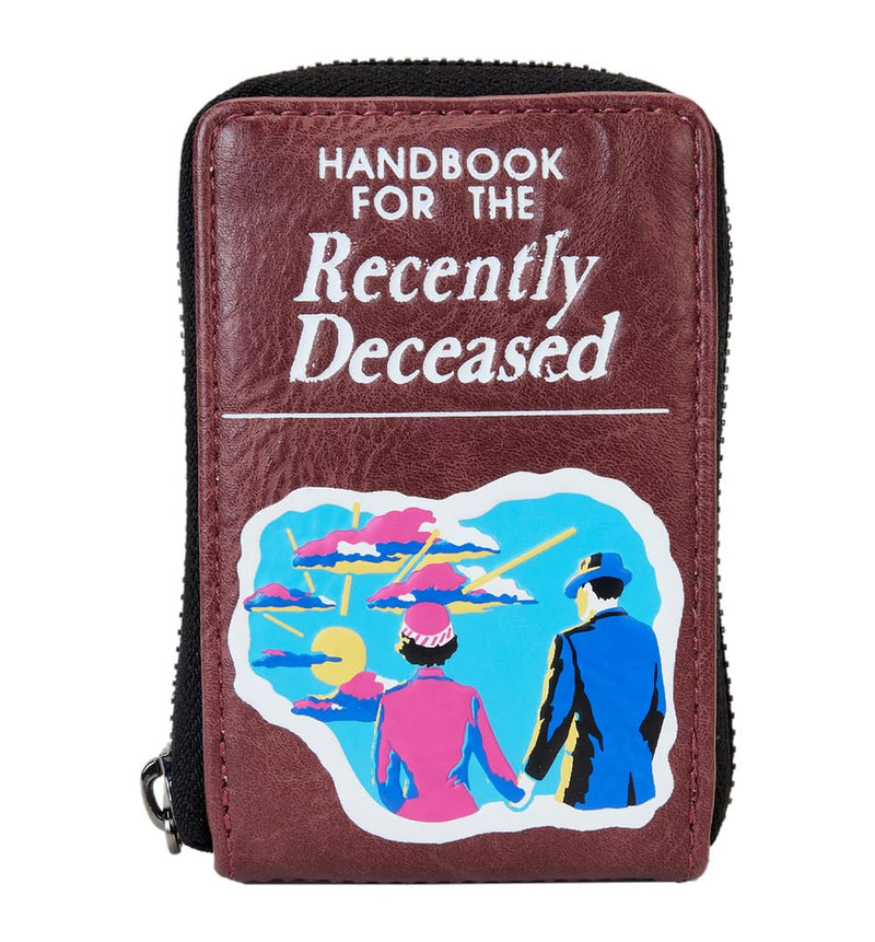 Loungefly Beetlejuice Handbook for The Recently Deceased Accordion Wallet Brown