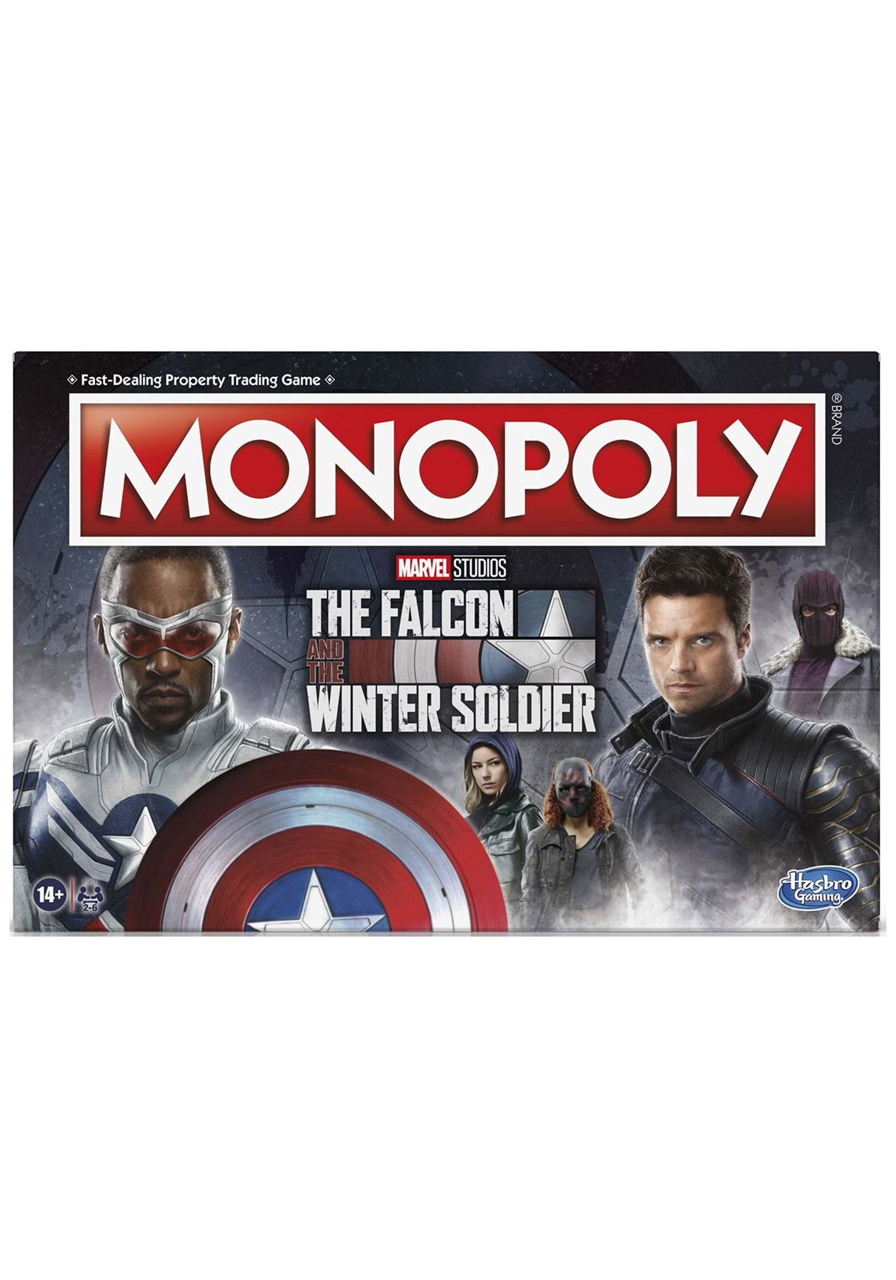 Monopoly Marvel Studios The Falcon and The Winter Soldier Edition Board Game for 2-6 Players from 14 Years