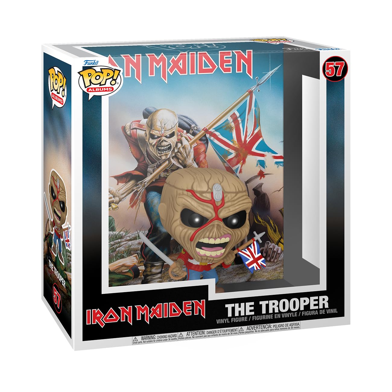 Funko Pop! Albums: Iron Maiden - the Trooper - Music - Collectable Vinyl Figure - Gift Idea - Official Merchandise - Toys for Kids & Adults - Music Fans - Model Figure for Collectors and Display