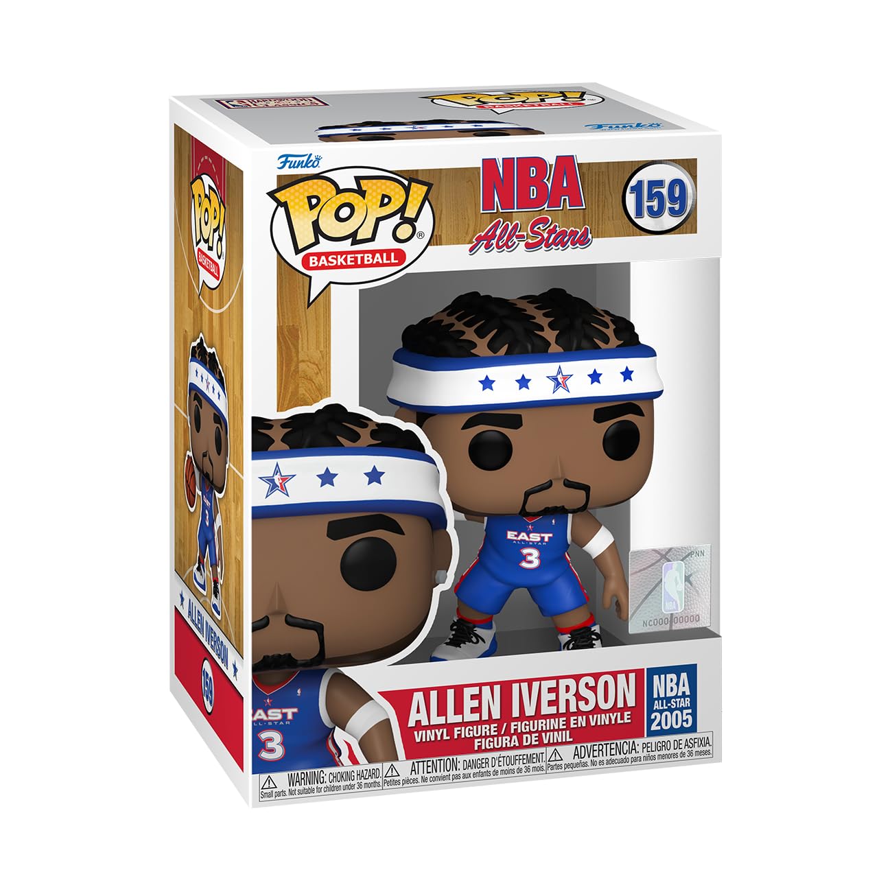 Funko Pop! NBA: Legends - Allen Iverson Iverson - (2005) - Collectable Vinyl Figure - Gift Idea - Official Merchandise - Toys for Kids & Adults - Sports Fans - Model Figure for Collectors