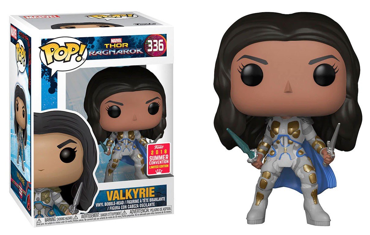 Funko Pop! Marvel #336 Thor Ragnarok Valkyrie (2018 Summer Convention Exclusive)