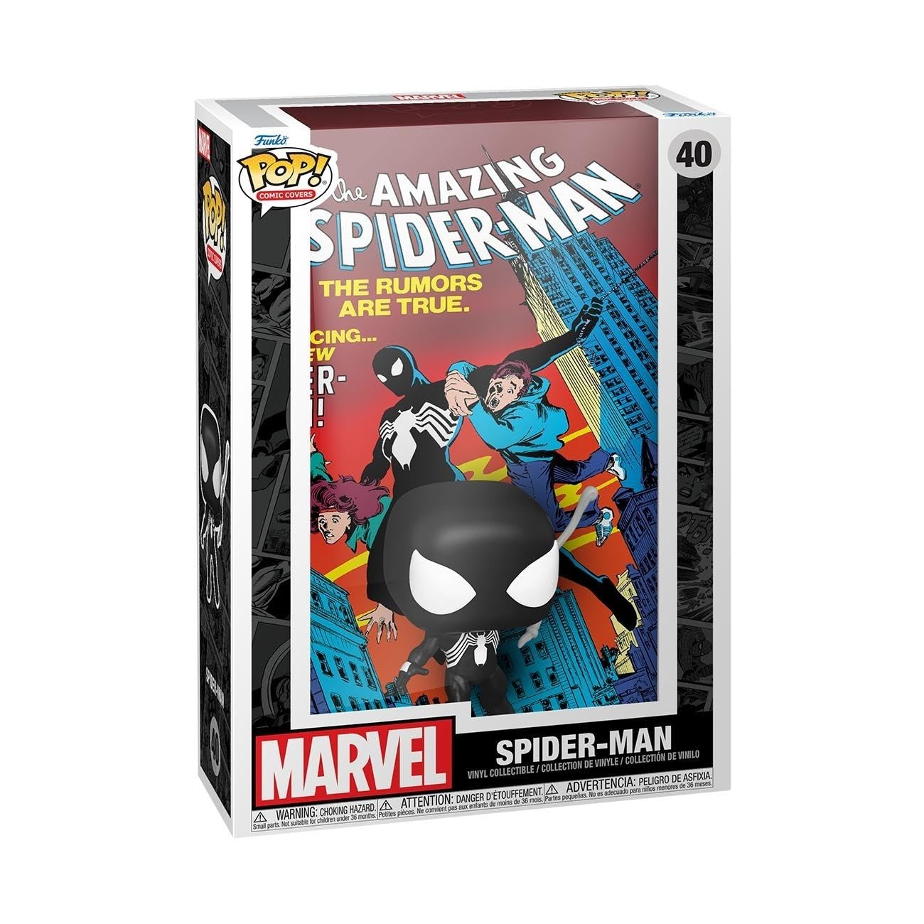 Funko Pop! Comic Cover: Marvel - Amazing Spider-Man #252 - Spider-man - Collectable Vinyl Figure - Gift Idea - Official Merchandise - Toys for Kids & Adults - Comic Books Fans