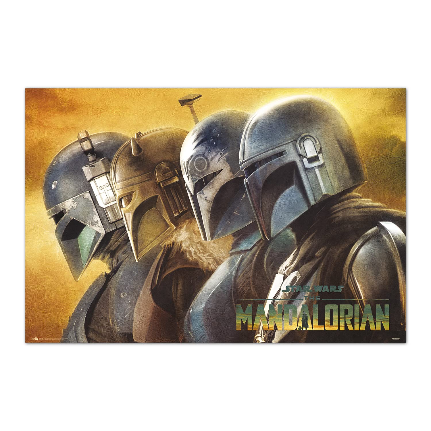 Grupo Erik Star Wars The Mandalorian - Mandalorians Poster - 36 x 24 inches / 91.5 x 61 cm - Shipped Rolled Up - Cool Posters - Art Poster - Posters & Prints - Wall Posters