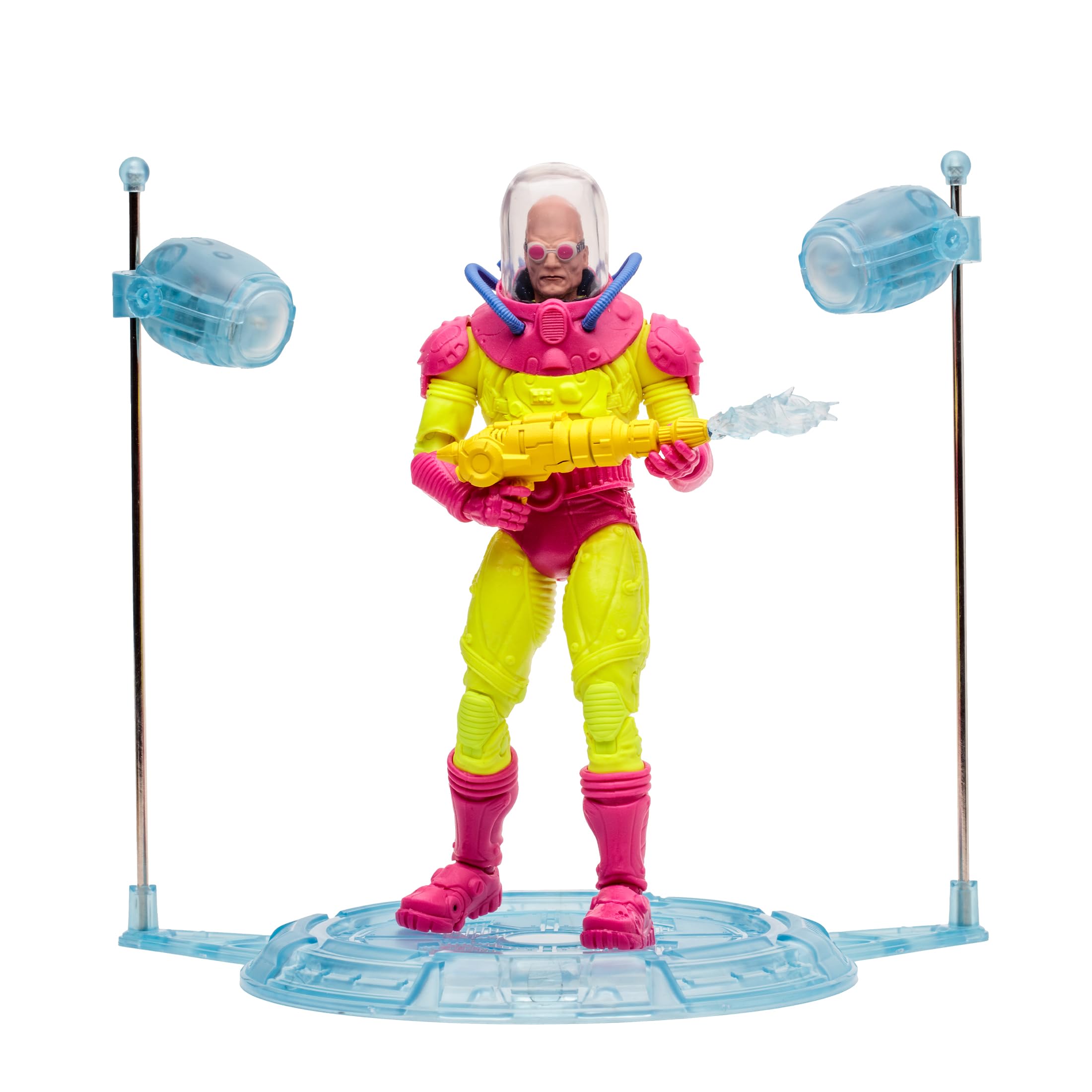 McFarlane Toys DC Multiverse Mr. Freeze Black Light Edition Gold Label 7 Inches Action Figure - Transform Your Collection with a Glowing Super-Villain