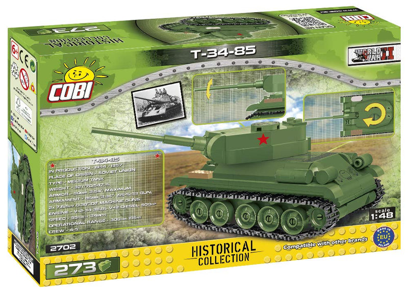 COBI 2702 T-34-85 Building Blocks, GREEN