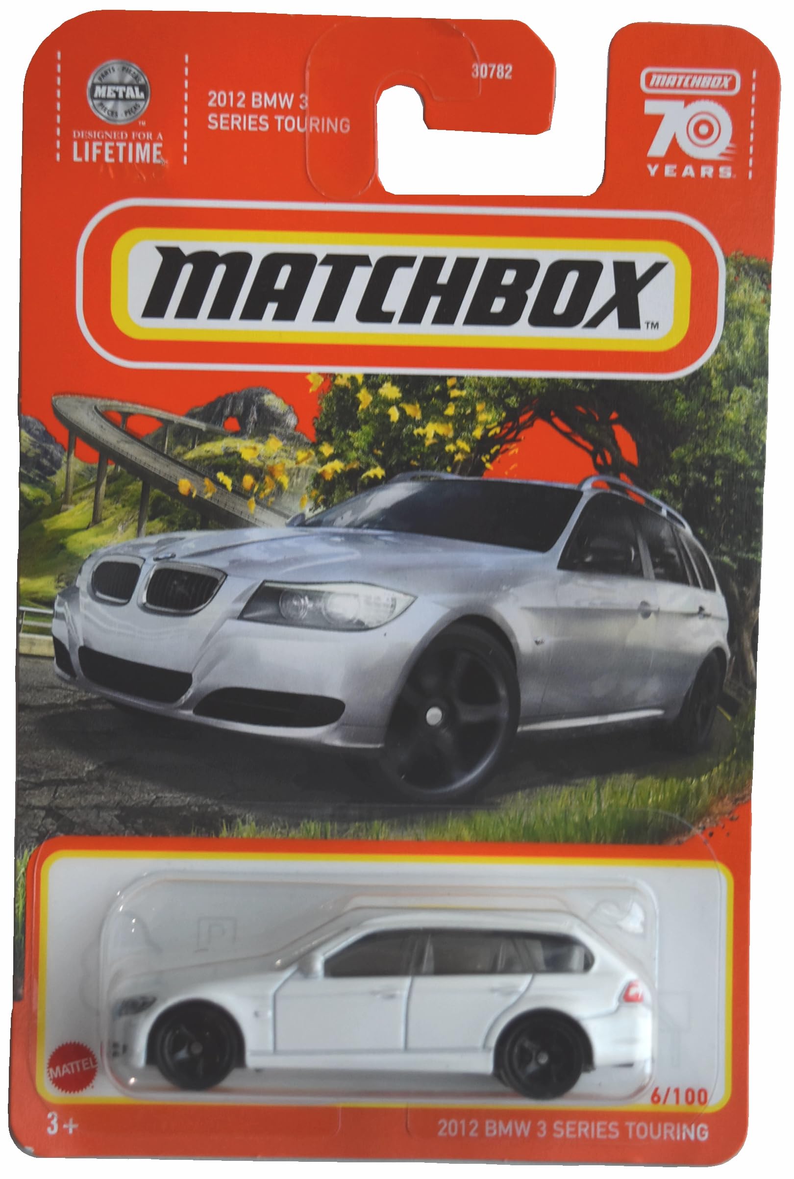 Matchbox 2012 BMW 3 Series Touring, White 6/100