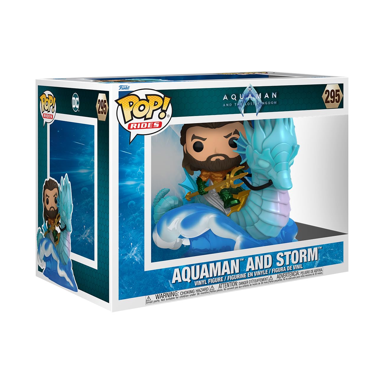 Funko POP! Ride Deluxe: - DC Aquaman on Storm - Collectable Vinyl Figure - Gift Idea - Official Merchandise - Toys for Kids & Adults - Movies Fans - Model Figure for Collectors and Display