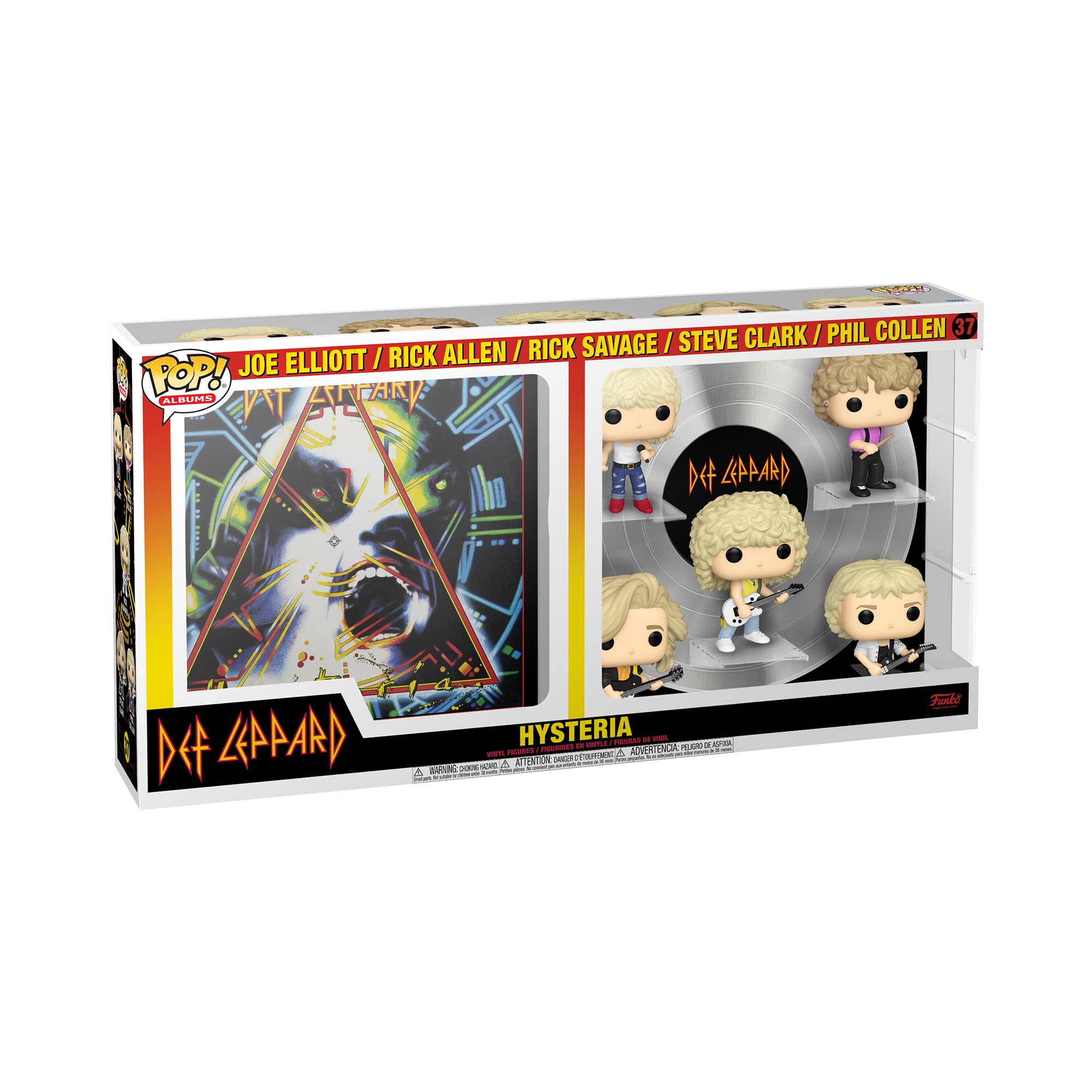 Funko Pop! Album Deluxe: Def Leppard - Hysteria Tour - (1987) - Music - Collectable Vinyl Figure - Gift Idea - Official Merchandise - Toys for Kids & Adults - Music Fans - Model Figure for Collectors