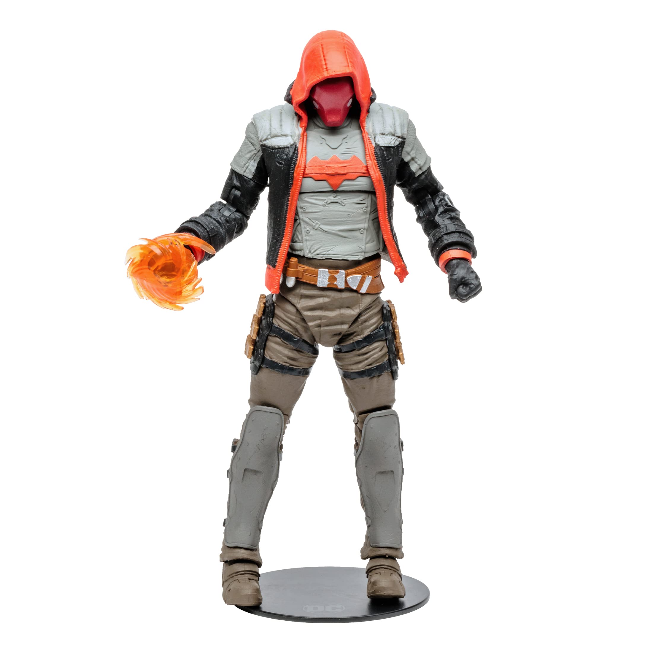 McFarlane Toys, DC Gaming 7-inch Red Hood Action Figure with 22 Moving Parts, Collectible DC Batman Arkham Knight Figure with Stand Base and Unique Collectible Character Card – Ages 12+