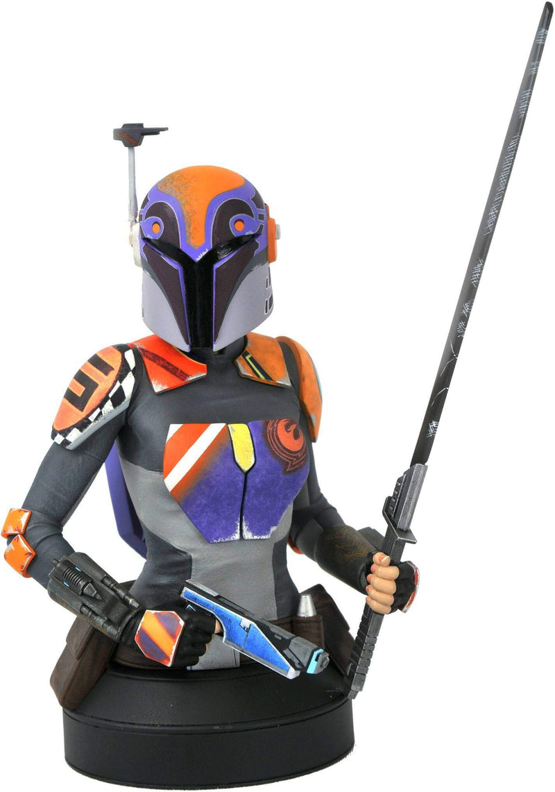 STAR WARS REBELS SABINE WREN 1/6 SCALE BUST