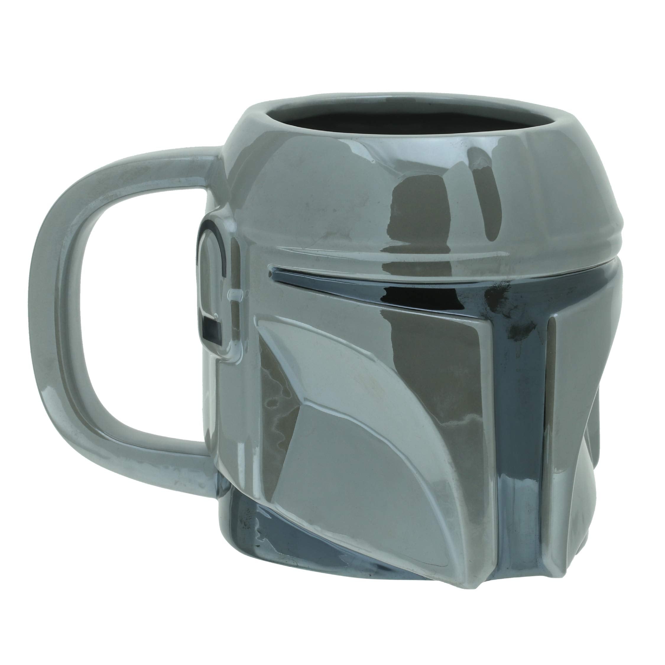 Paladone Mandalorian Helmet Mug, Oversized, Ceramic, 650 milliliters