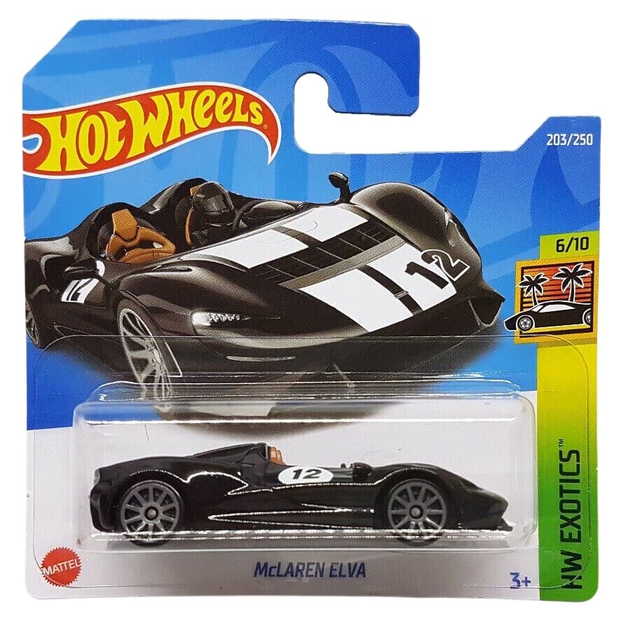 Hot Wheels - McLaren Elva - HW Exotics 6/10 - HCT09 - Short Card - Super Sports Car - Mattel 2022