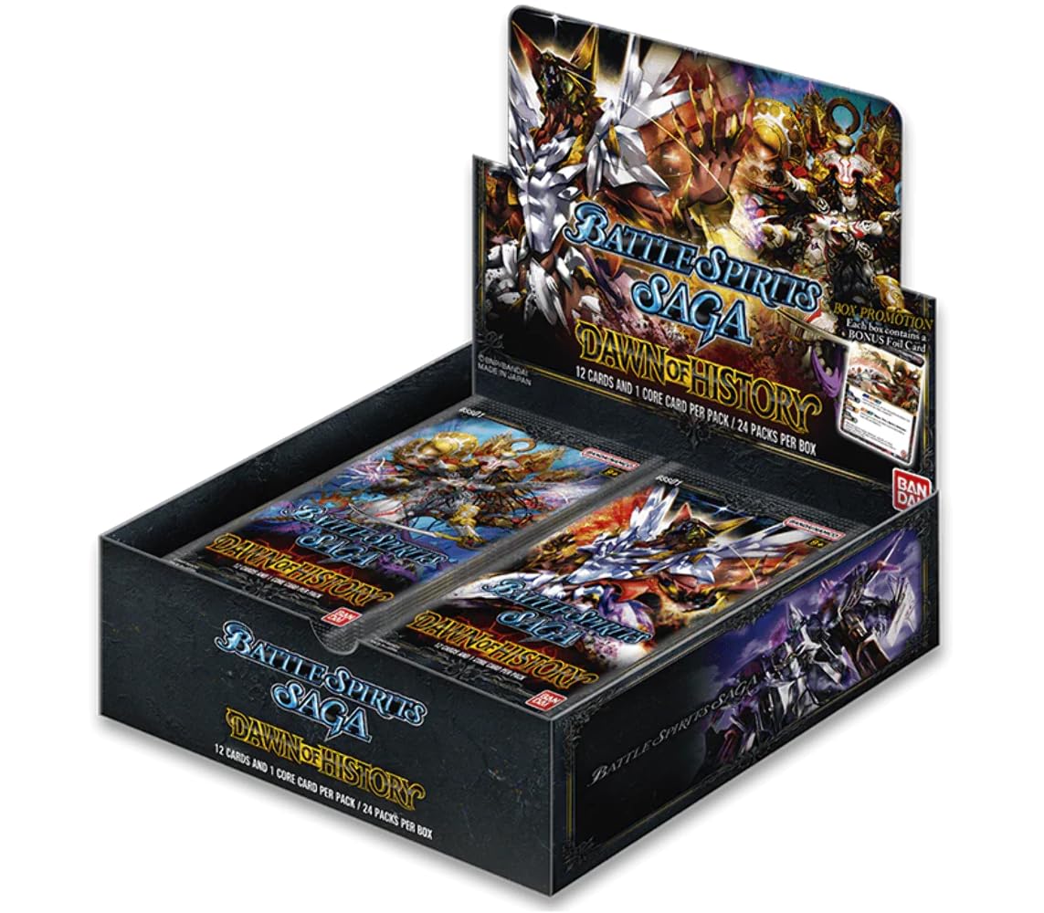 Bandai | Battle Spirits Saga: Dawn of History Set 1 [BSS01] Booster Display | Trading Card Game | Ages 9+ | 2 Players | 20-30 Minutes Playing Time