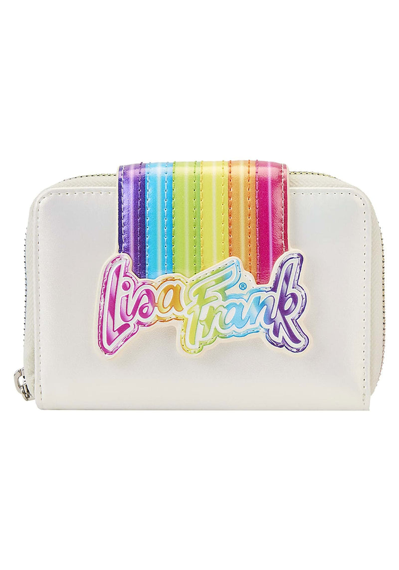 Loungefly Lisa Frank Rainbow Logo Zip Around Wallet, Multi, Zip Around Wallet