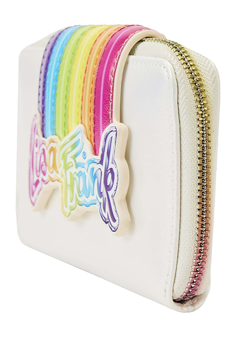 Loungefly Lisa Frank Rainbow Logo Zip Around Wallet, Multi, Zip Around Wallet