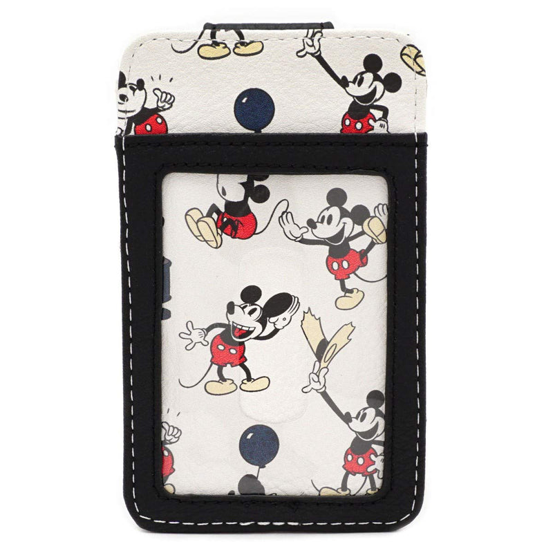 Loungefly Disney Mickey Mouse Balloon All Over Print Card Holder Wallet