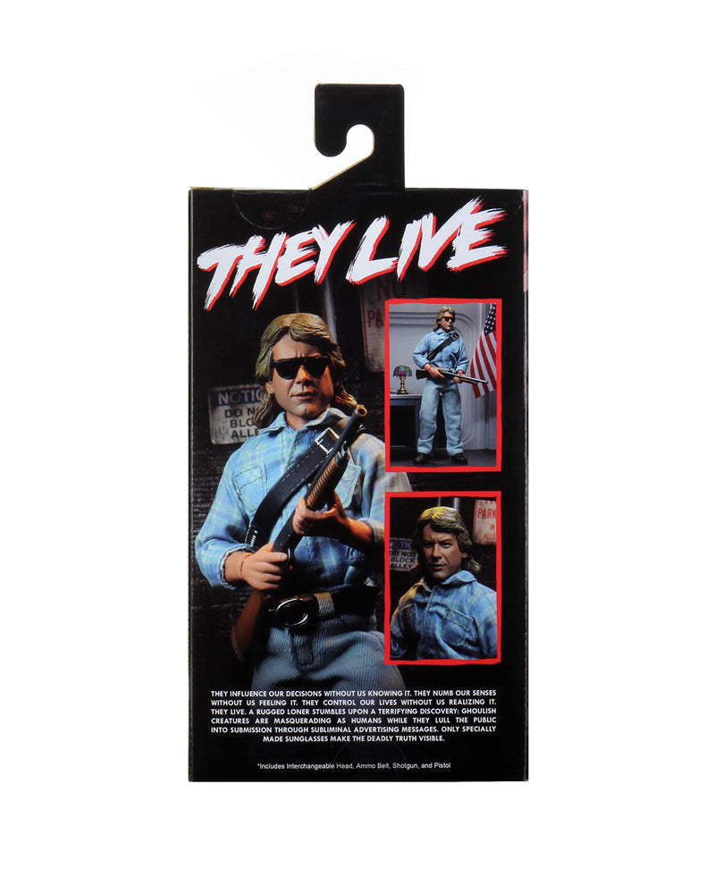 NECA - They Live John Nada 8 Inch Clothed Action Figure