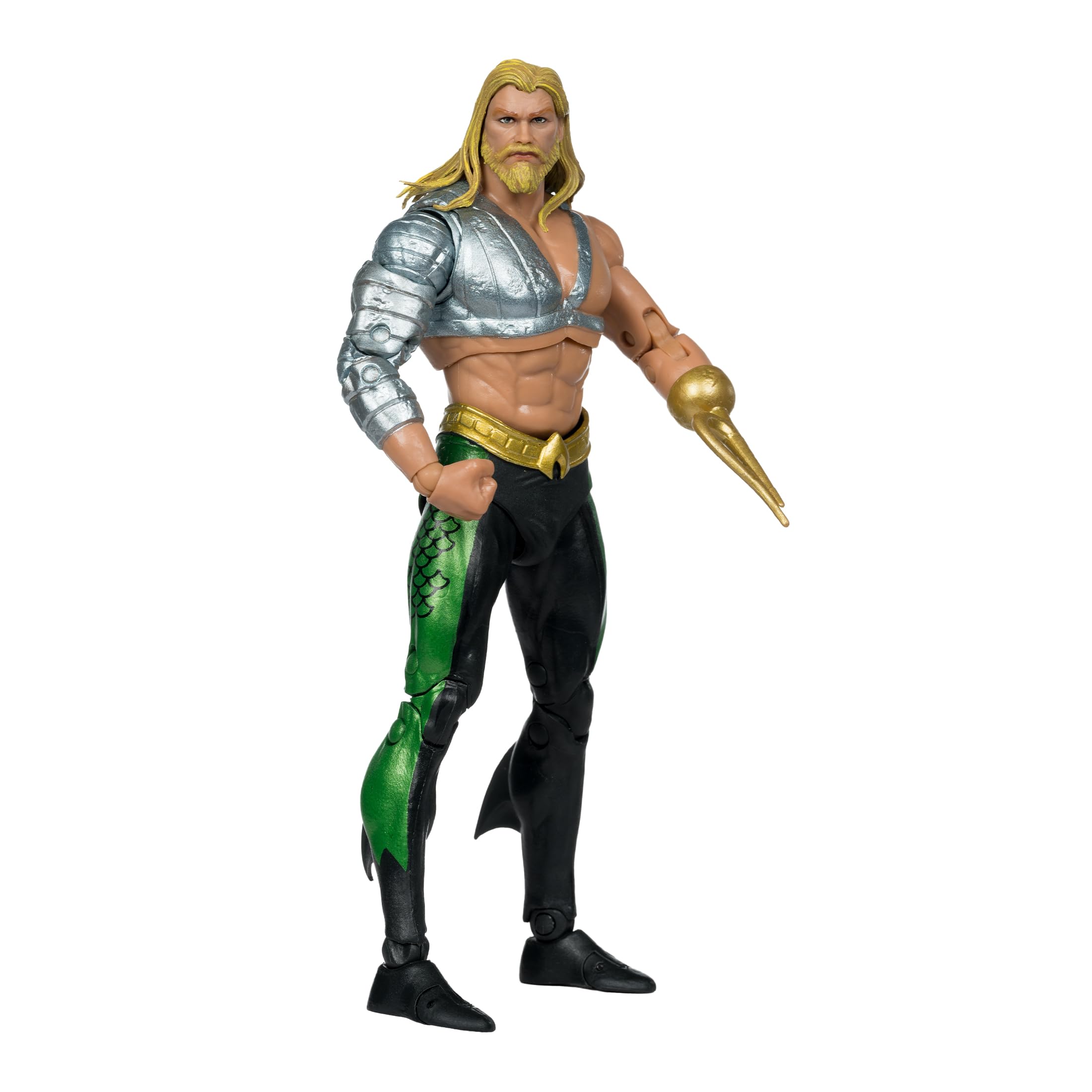 McFarlane Toys DC Multiverse Aquaman 18 cm Action Figure | Justice League Build-A Figure Series Collectible