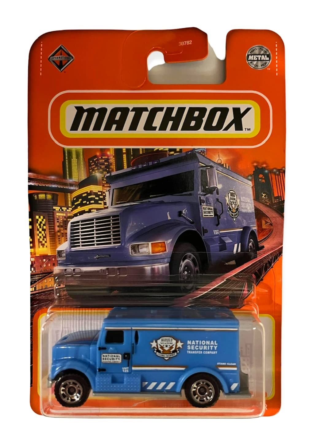 Matchbox Power Grabs Blue International Armored Car 80/100