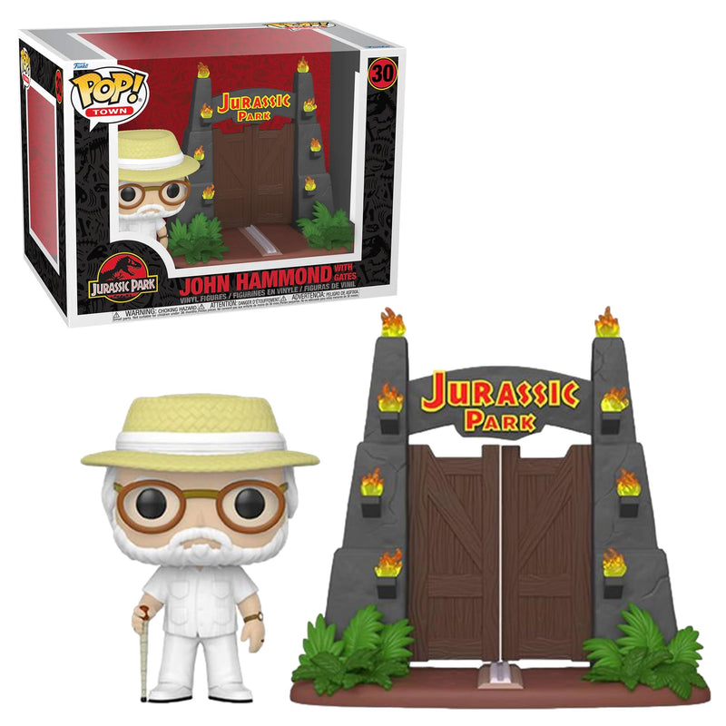 Funko Jurassic Park POP Vinyl Figure | John Hammond with Gates