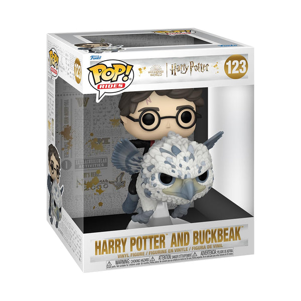 Funko POP! Rides Deluxe: Harry Potter Prisoner Of Azkaban - Harry & Buckbeak - Collectable Vinyl Figure - Gift Idea - Official Merchandise - Toys for Kids & Adults - Movies Fans