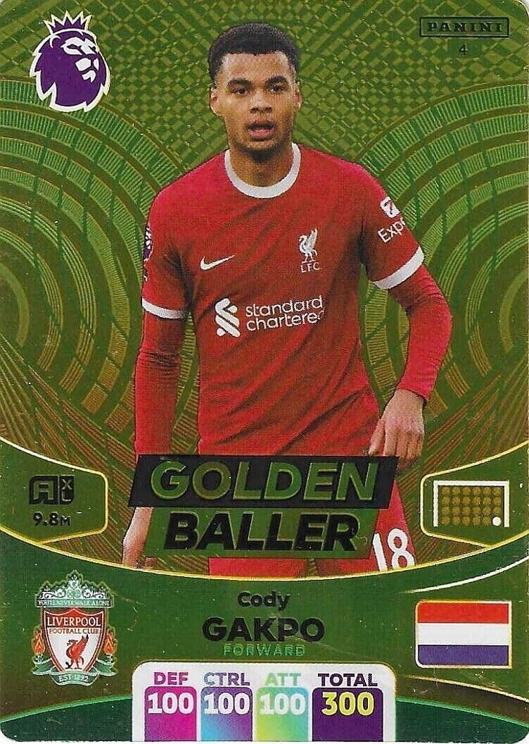 Panini Premier League 2023 2024 Cody Gakpo Golden Baller Trading Card