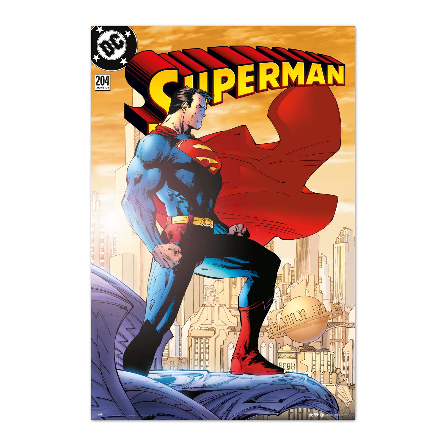 Grupo Erik DC Comics Superman Hope Poster - 36 x 24 inches / 91.5 x 61 cm - Shipped Rolled Up - Cool Posters - Art Poster - Posters & Prints - Wall Posters