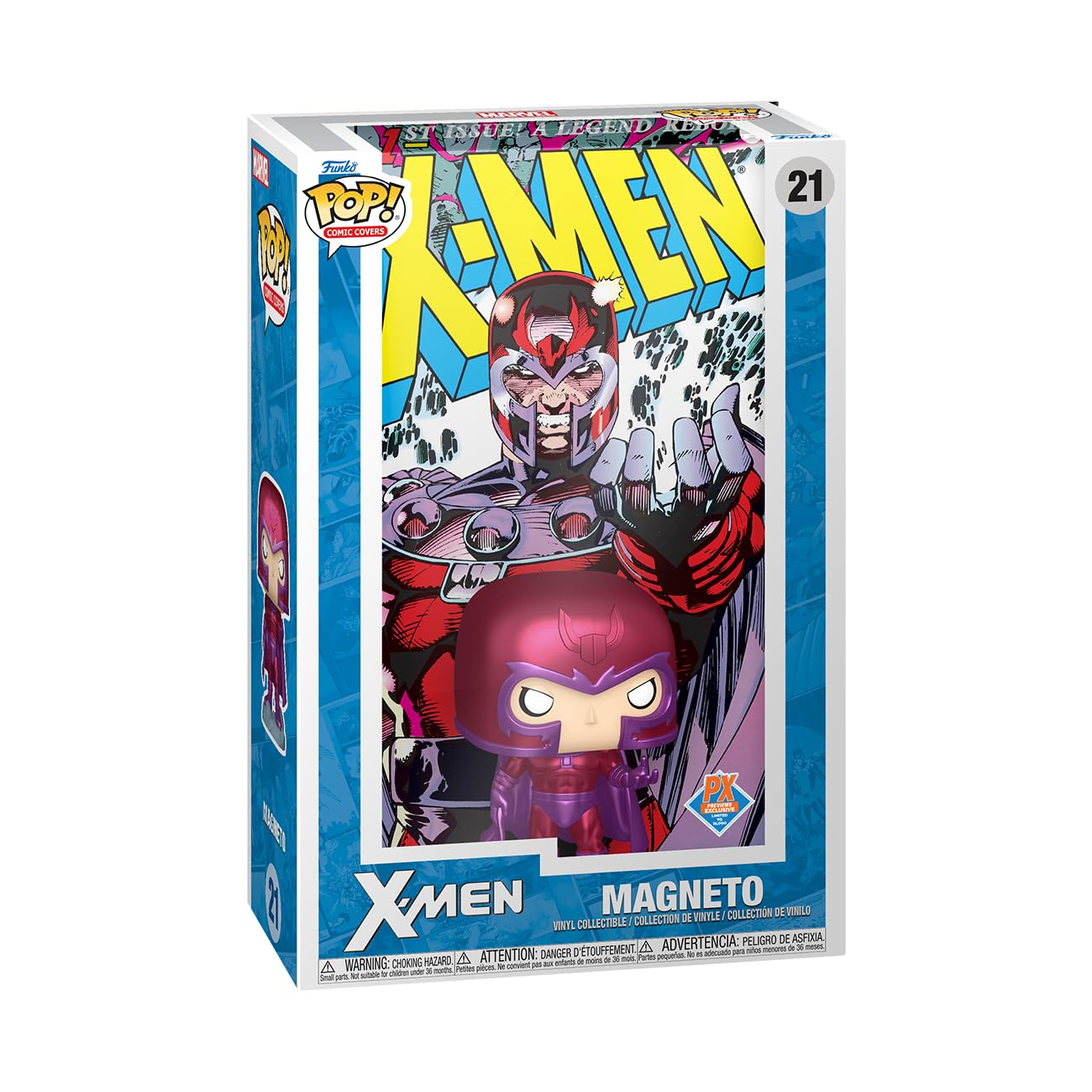 POP COMIC COVER MARVEL X-MEN MAGNETO PX VIN FIG