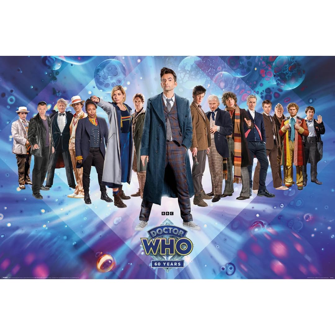 Pyramid International Doctor Who Poster Characters 60th Anniversary