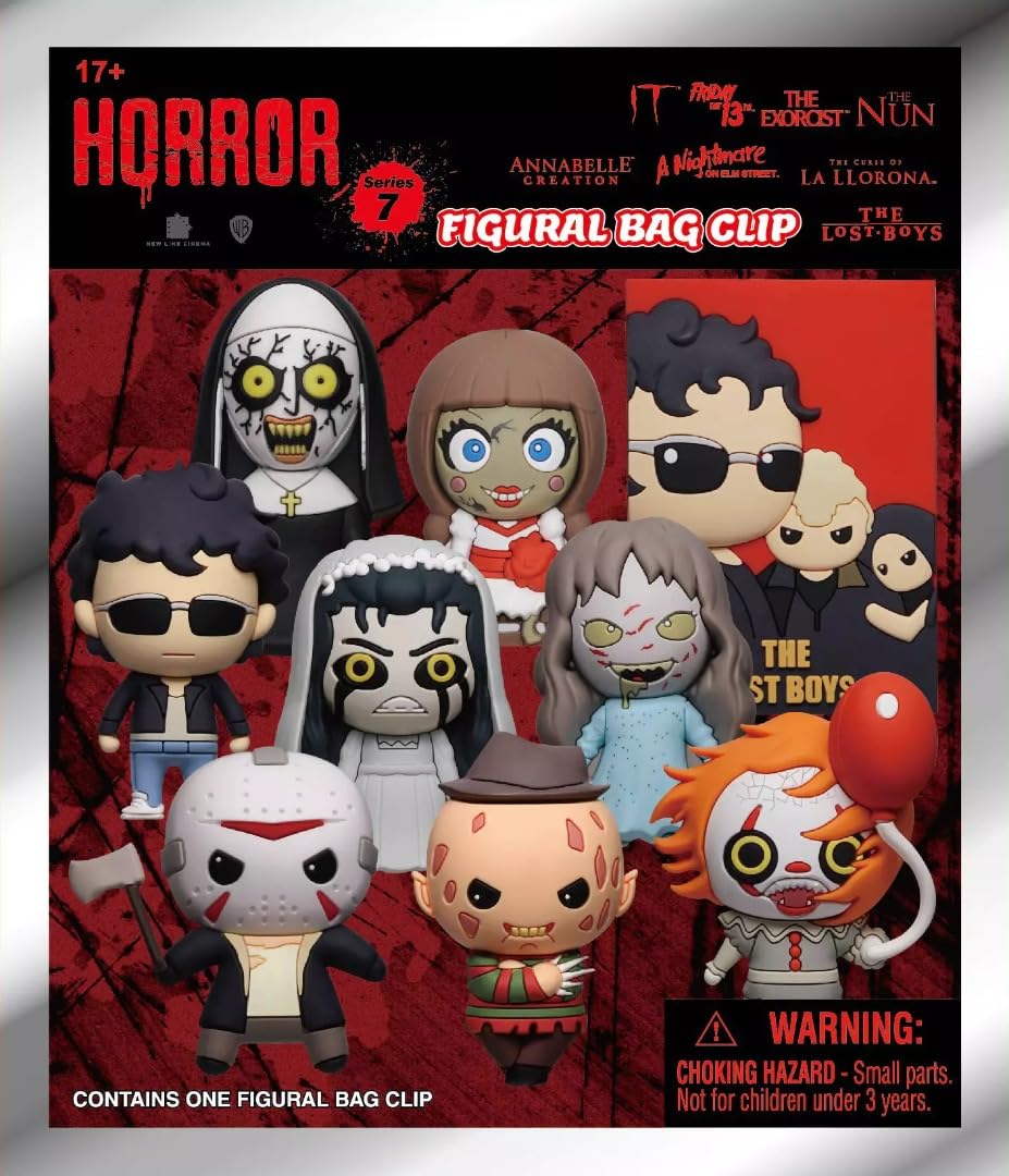 Horror 3D Foam Bag Clip Series 7