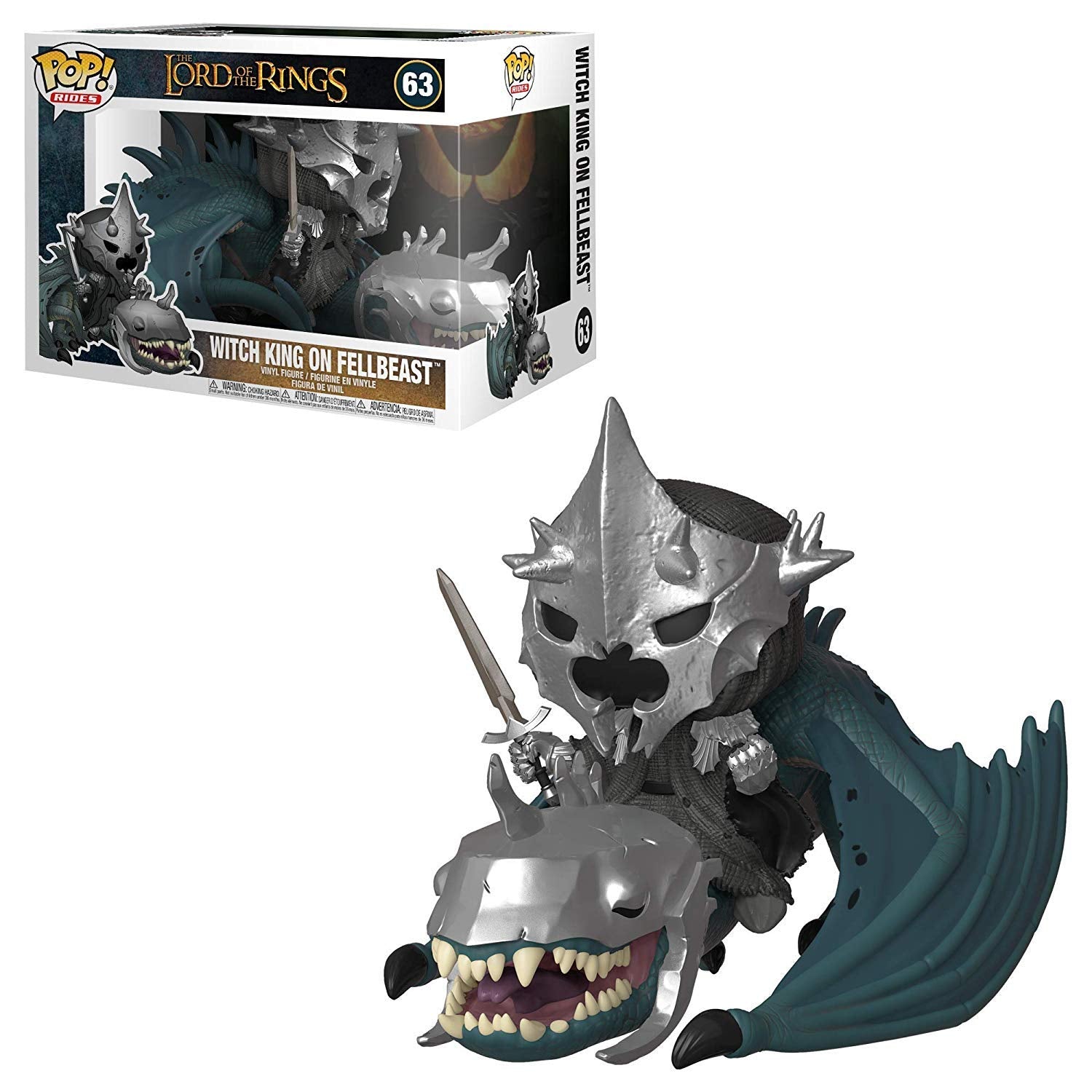 Funko POP! Rides: the Lord Witch-King Of Agmar the Rings : Witch King With Fellbeast - Collectable Vinyl Figure - Gift Idea - Official Merchandise - Toys for Kids & Adults - Movies Fans