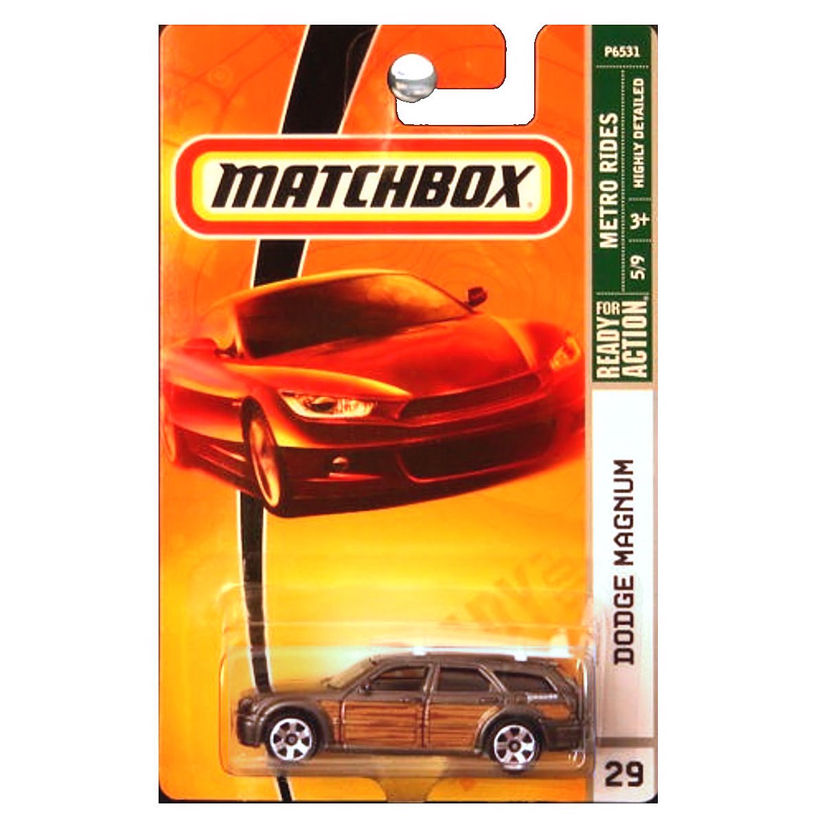 Matchbox Metro Rides Brown Dodge Magnum 1:64 Scale by Matchbox