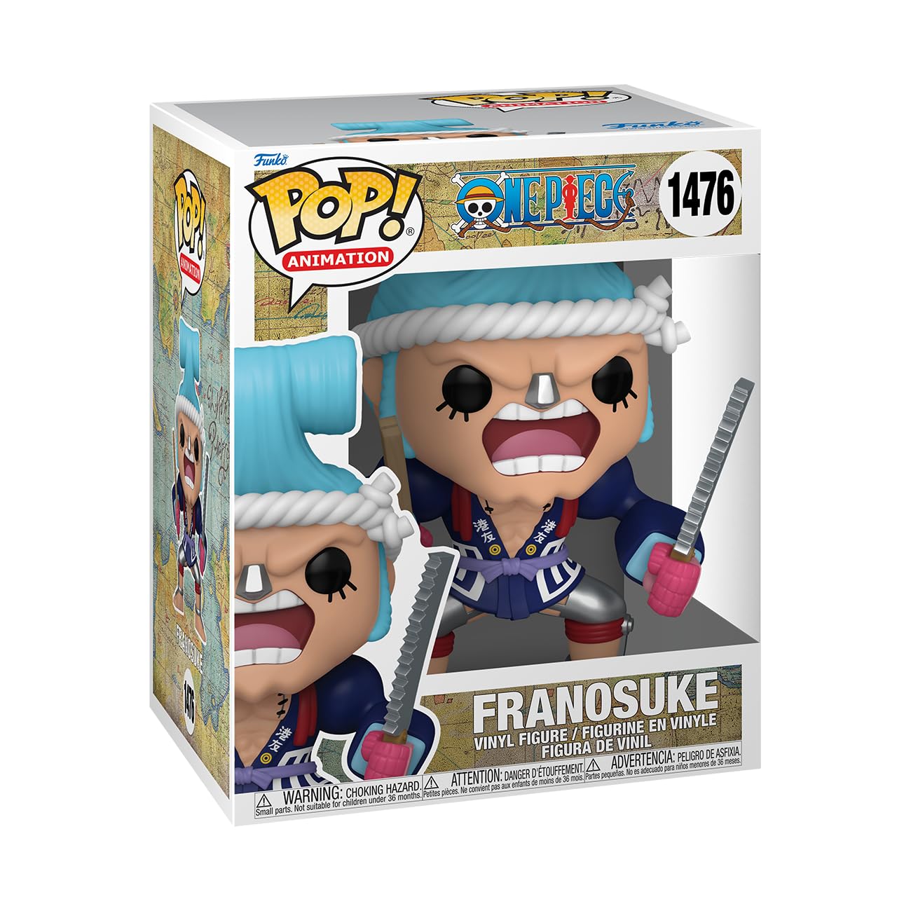 Funko POP! Super: One Piece - Franky - Franosuke - (Wano) - Collectable Vinyl Figure - Gift Idea - Official Merchandise - Toys for Kids & Adults - Anime Fans - Model Figure for Collectors and Display