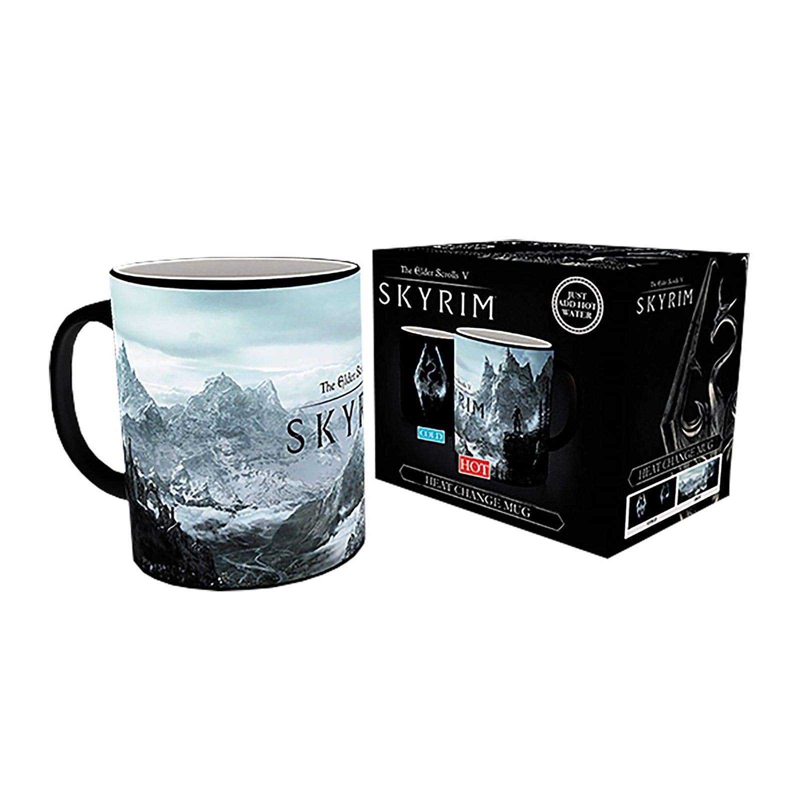 GB eye MGH0065 , Skyrim, Dragon Symbol, Heat Changing Mug, Ceramic, Various, 15 x 10 x 9 cm