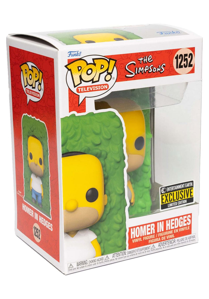 Funko Pop The Simpsons Homer in Hedges Exclusive Vinyl Figure